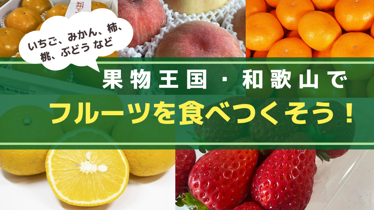 くだもの王国・和歌山で美味しいフルーツを食べ尽くそう！ - ドライブ 